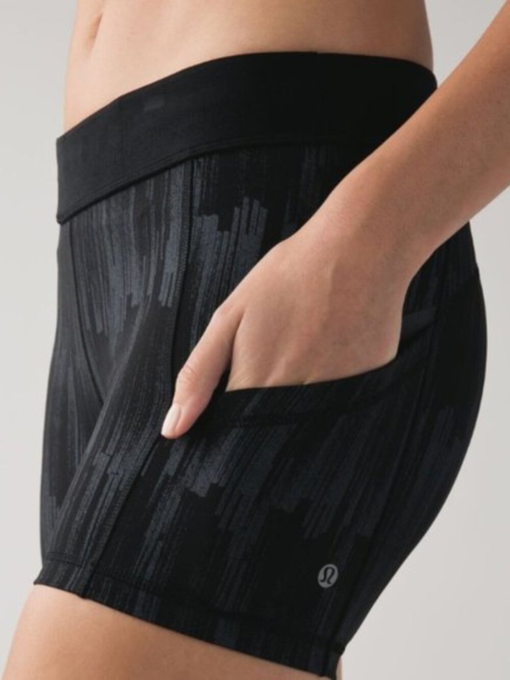 Lululemon What The Sport Short Luxtreme Scratch Match Black Multi 2